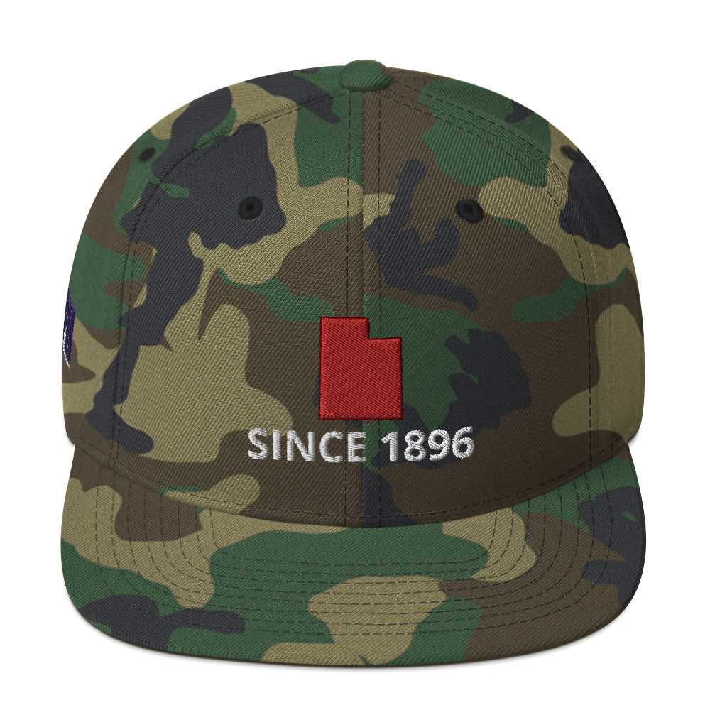 Utah Since 1896 Snapback Hat