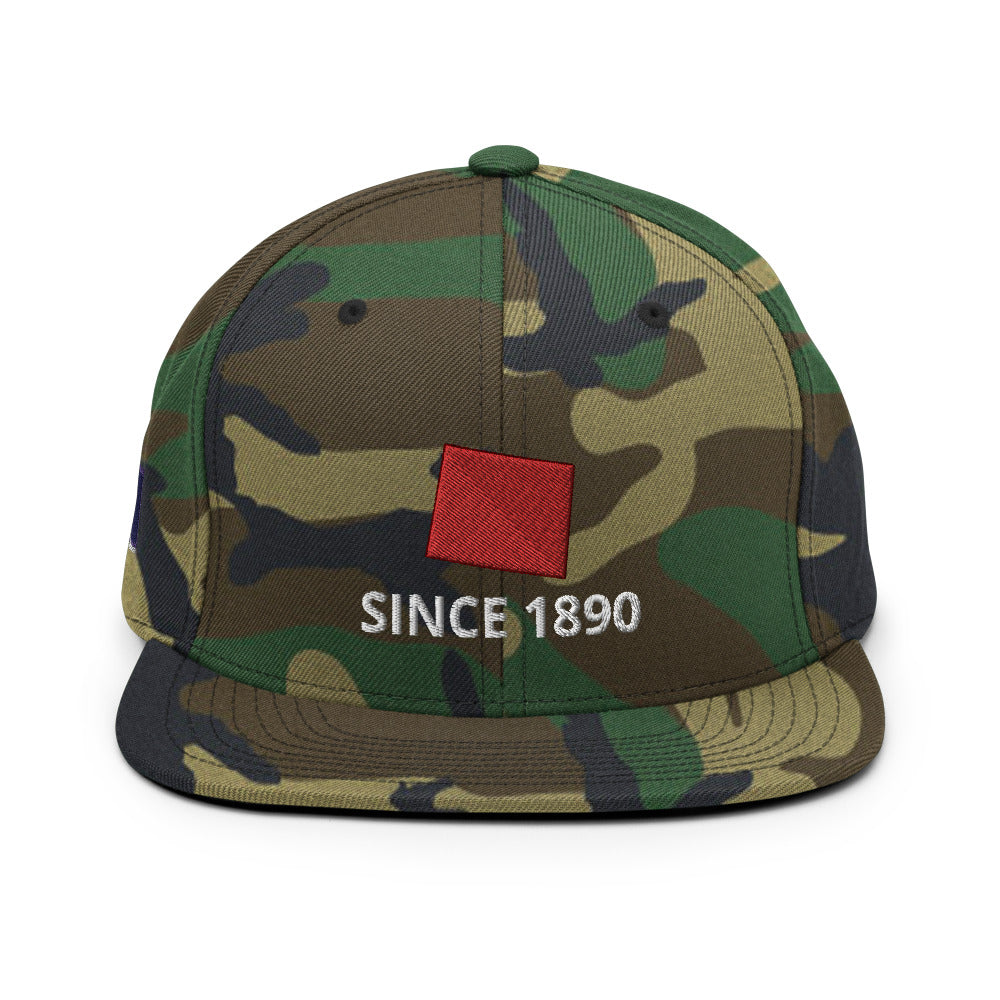 Wyoming Since 1890 Snapback Hat