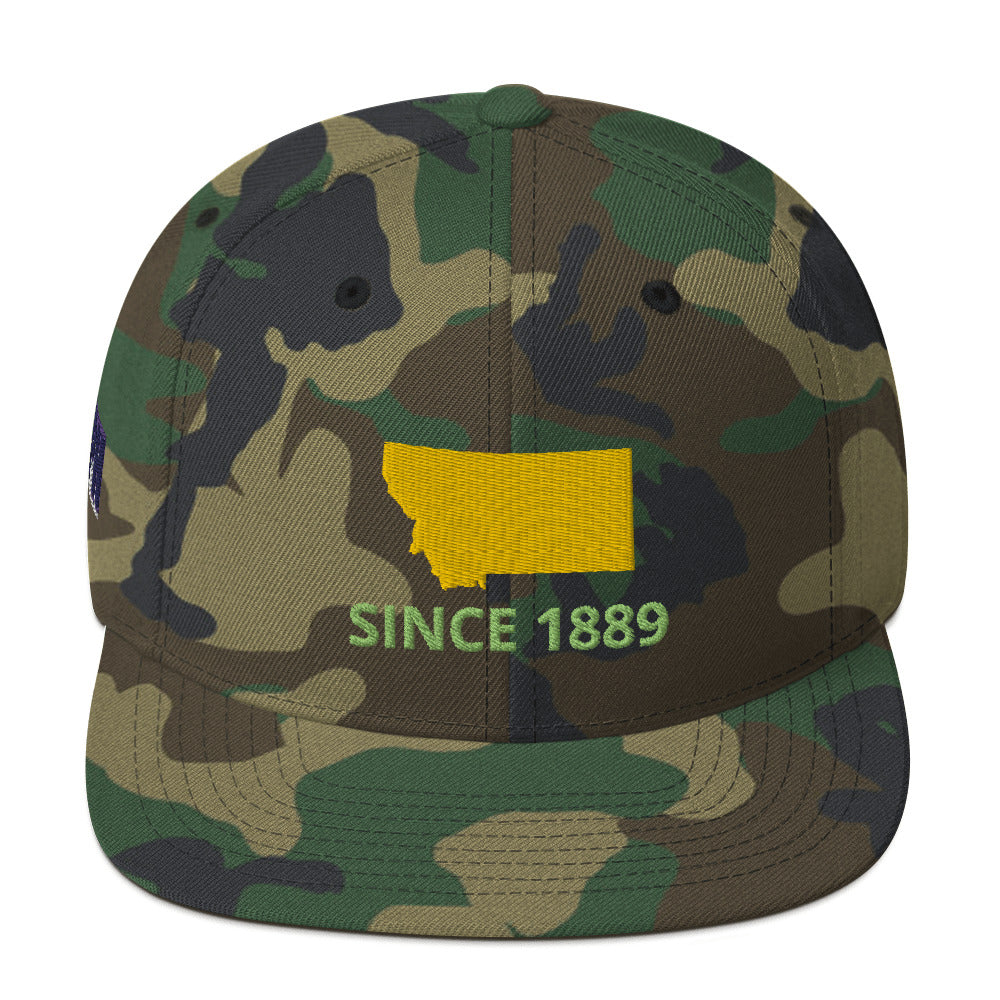 Montana Since 1889 Snapback Hat