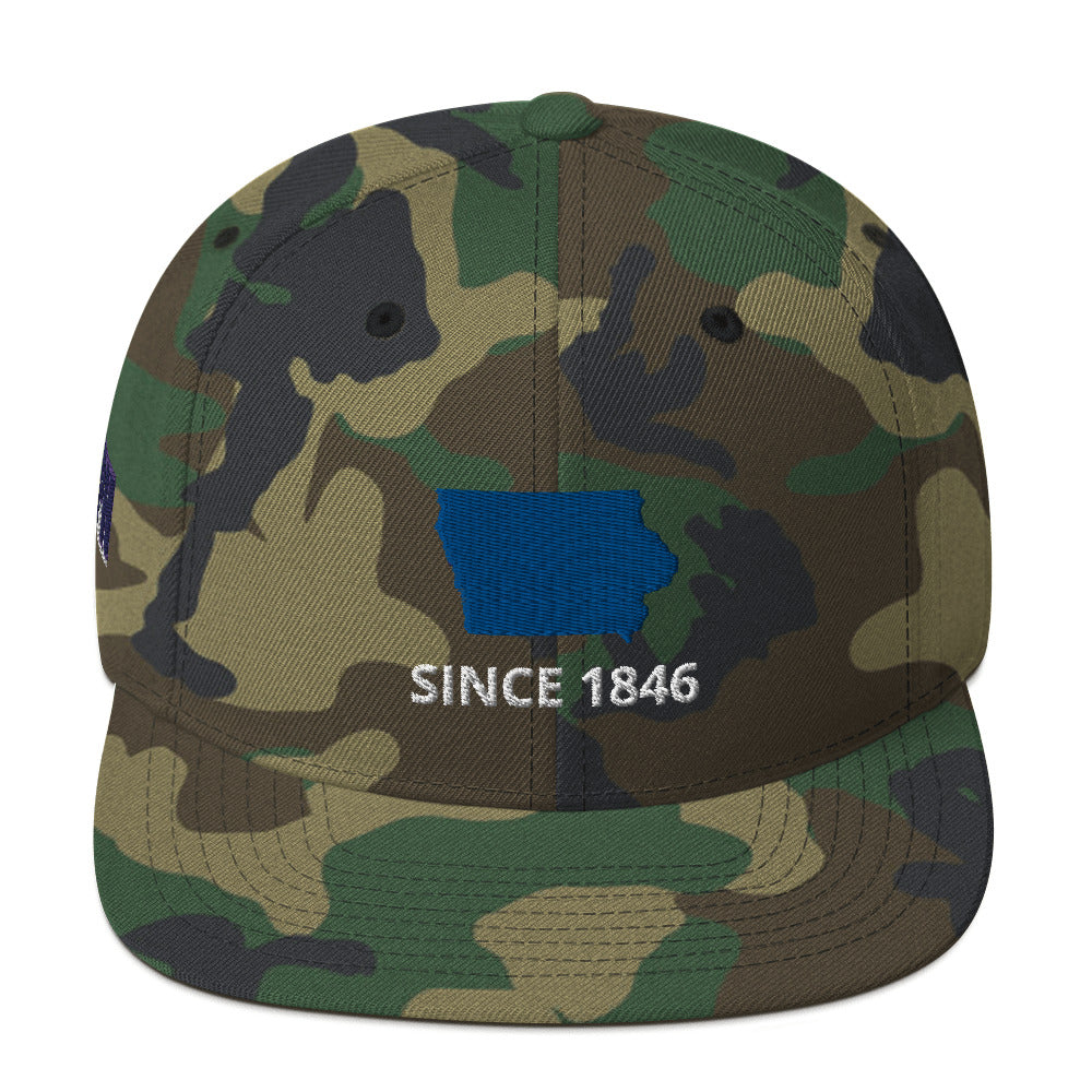 Iowa Since 1846 Snapback Hat