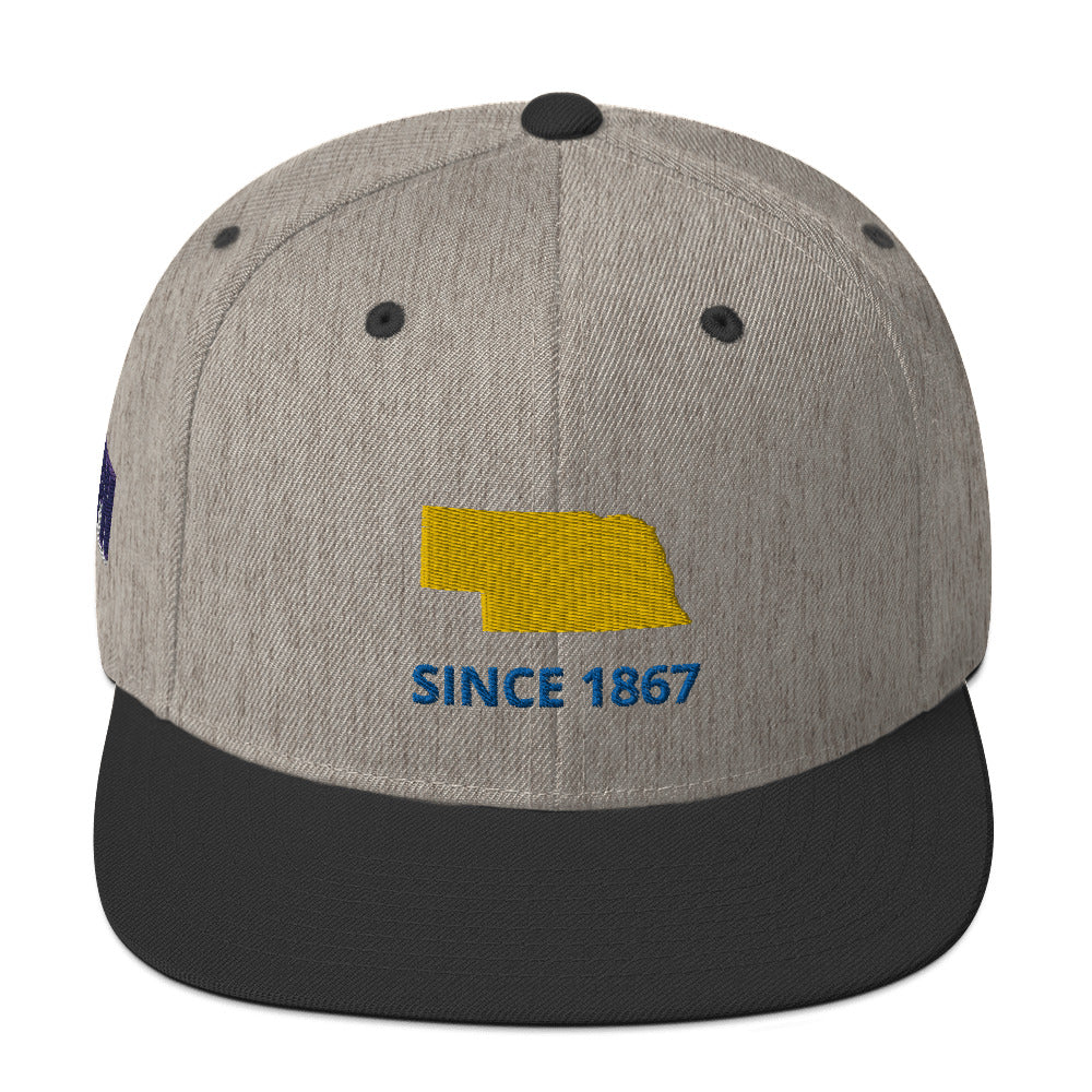 Nebraska Since 1867 Snapback Hat