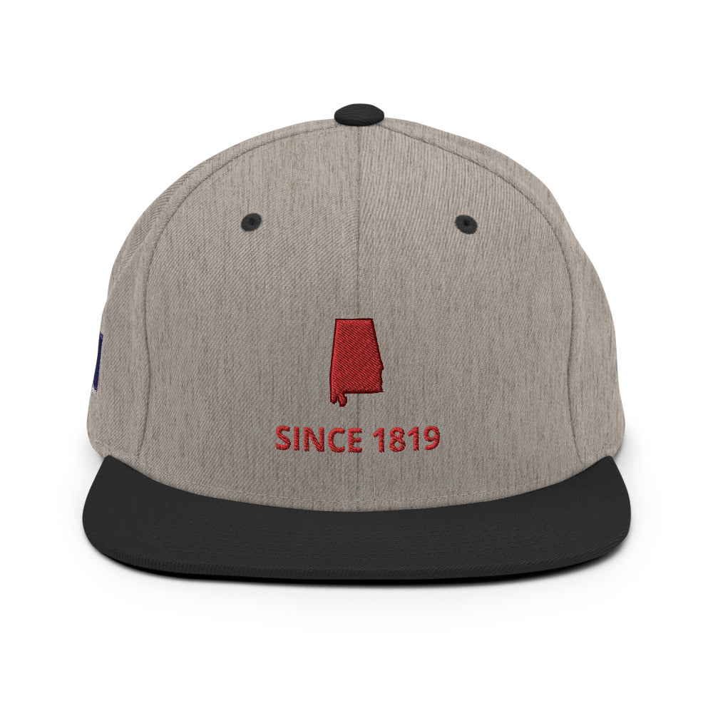 Alabama Since 1819 Snapback Hat