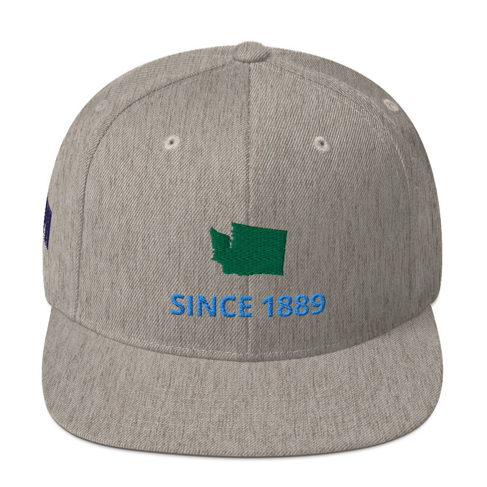 Washington Since 1889 Snapback Hat