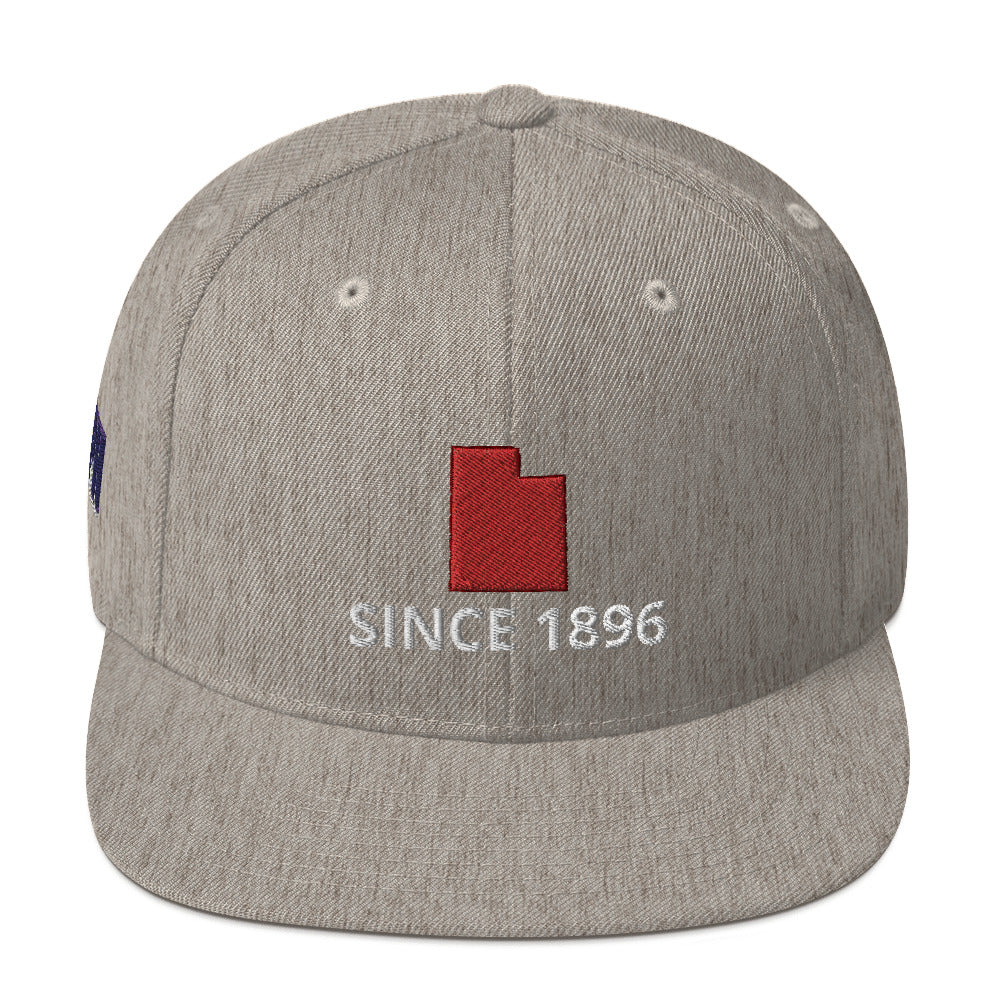 Utah Since 1896 Snapback Hat