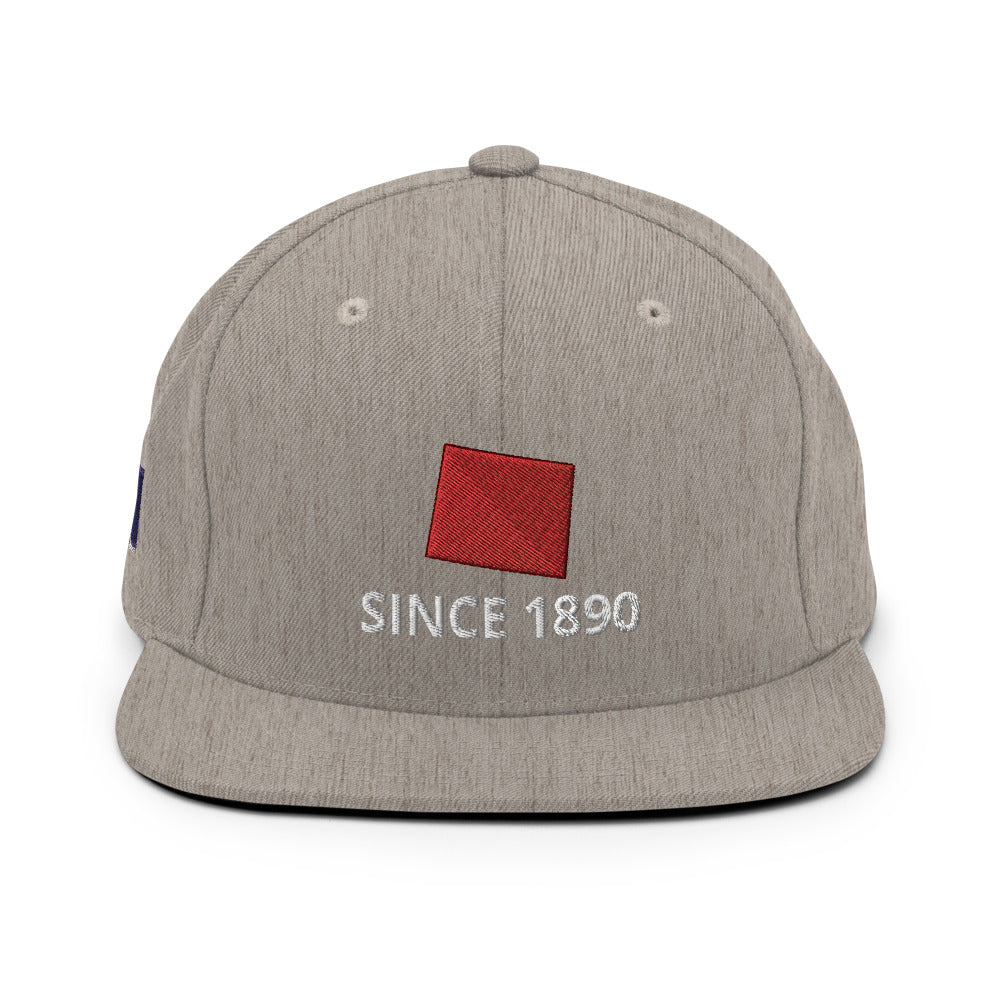 Wyoming Since 1890 Snapback Hat