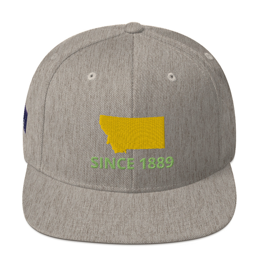 Montana Since 1889 Snapback Hat