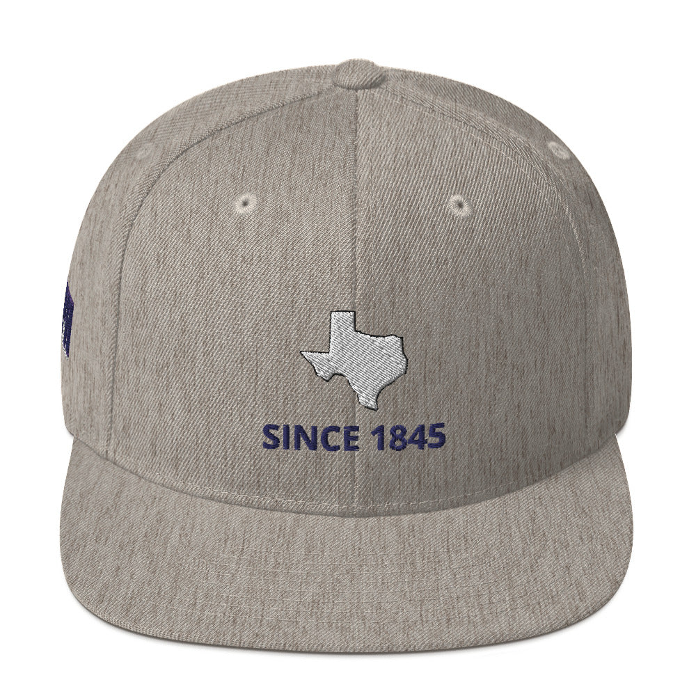 Texas Since 1845 Snapback Hat