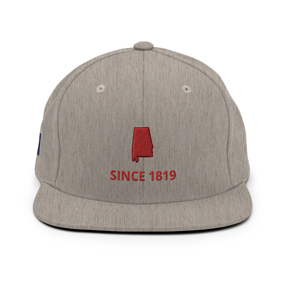 Alabama Since 1819 Snapback Hat