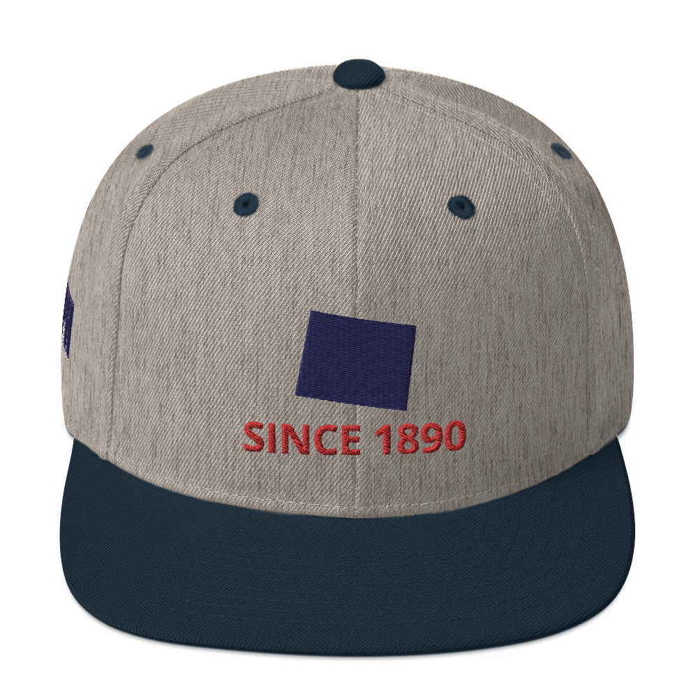 Wyoming Since 1890 Snapback Hat