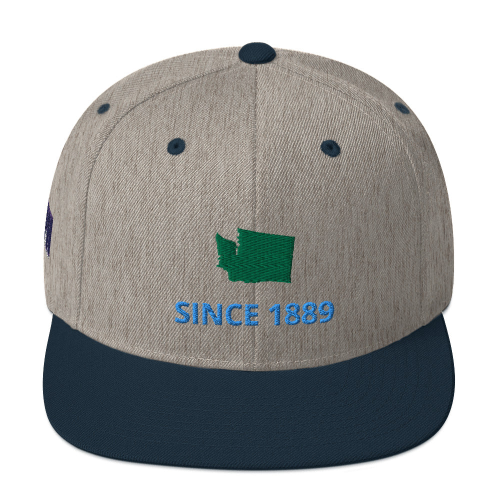 Washington Since 1889 Snapback Hat