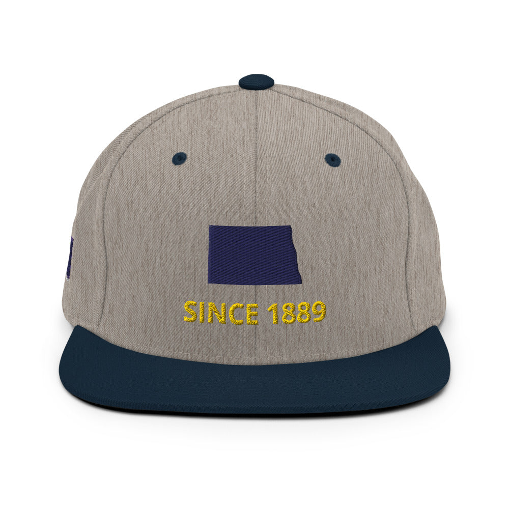 North Dakota Since 1889 Snapback Hat