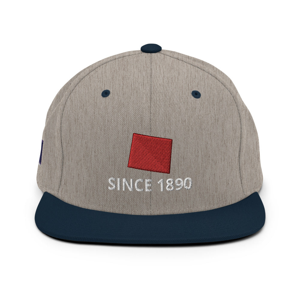 Wyoming Since 1890 Snapback Hat