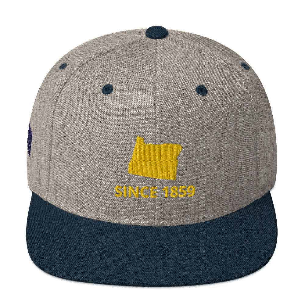 Oregon Since 1859 Snapback Hat