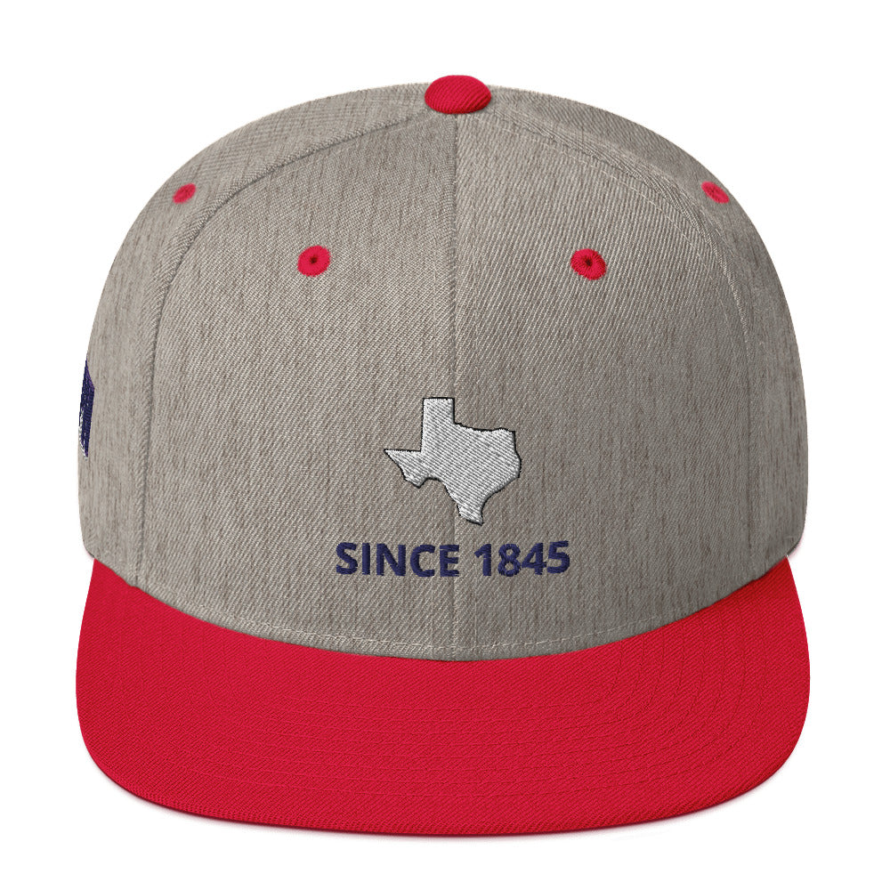 Texas Since 1845 Snapback Hat