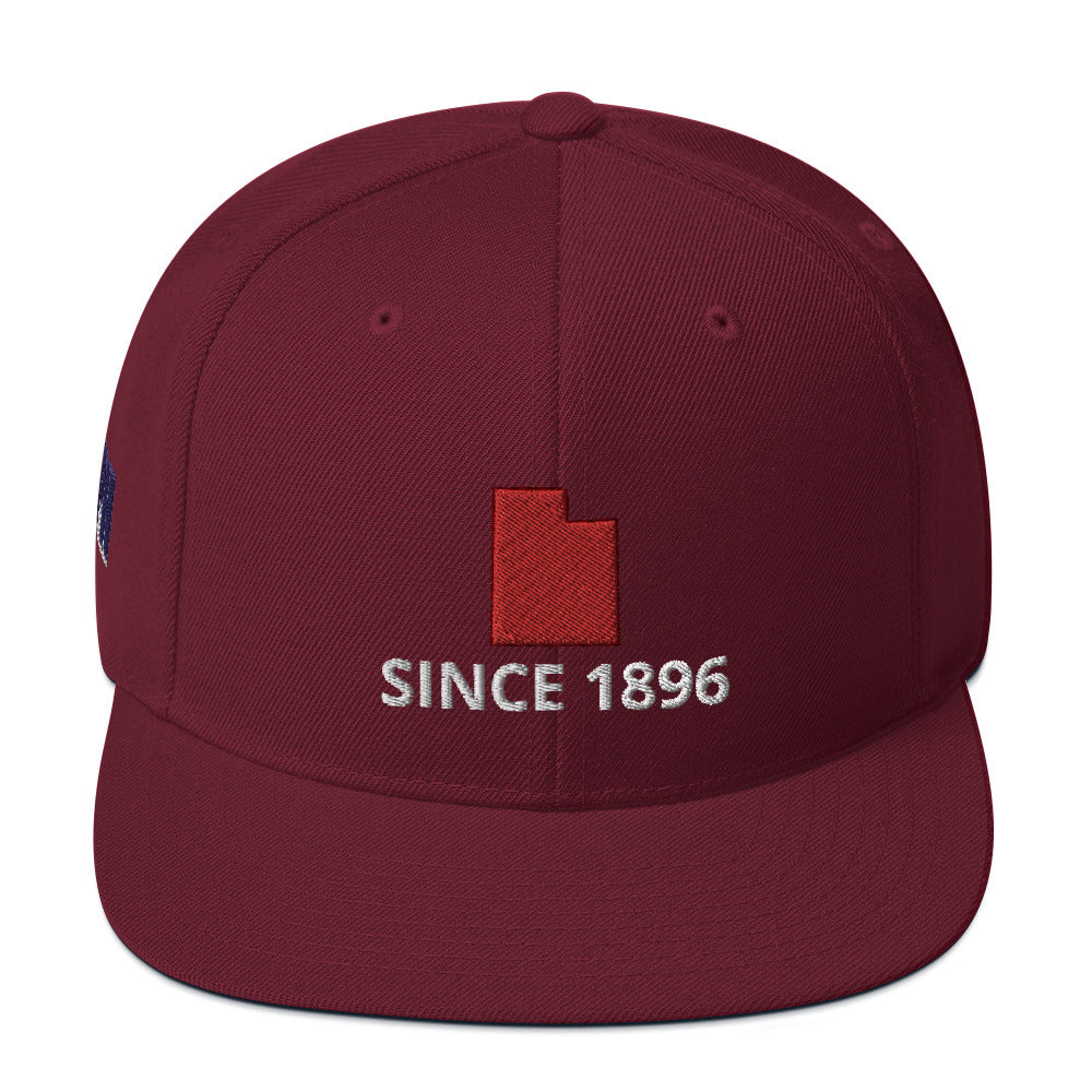 Utah Since 1896 Snapback Hat