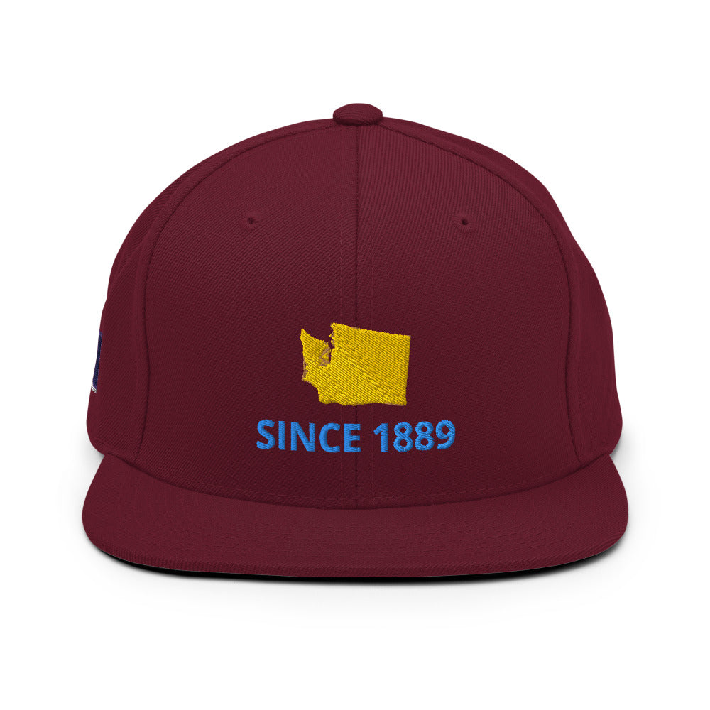 Washington Since 1889 Snapback Hat