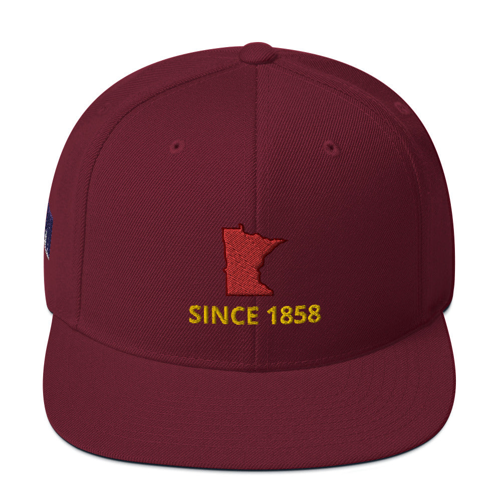 Minnesota Since 1858 Snapback Hat