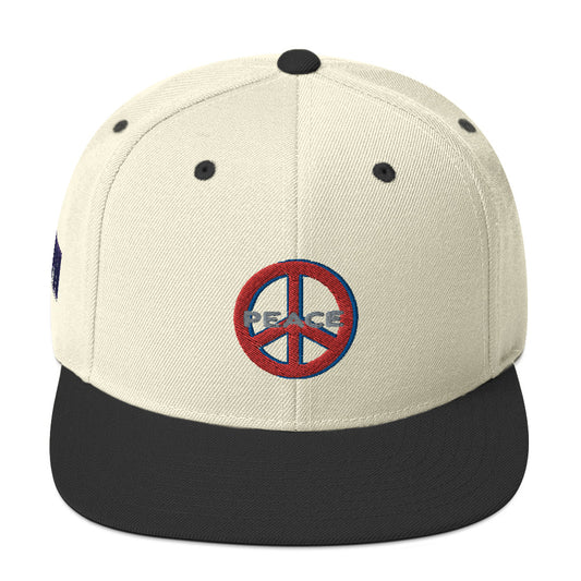 Peace Snapback Hat