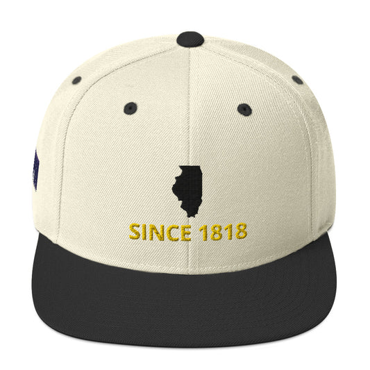 Illinois Since 1818 Snapback Hat