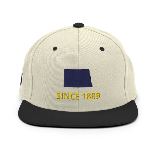 North Dakota Since 1889 Snapback Hat