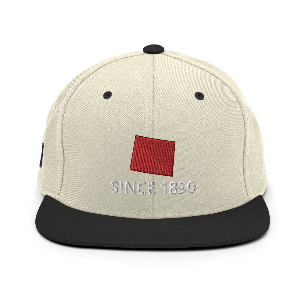 Wyoming Since 1890 Snapback Hat