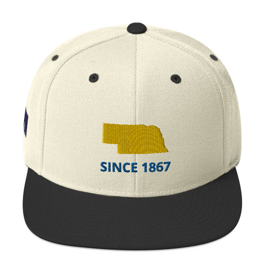 Nebraska Since 1867 Snapback Hat