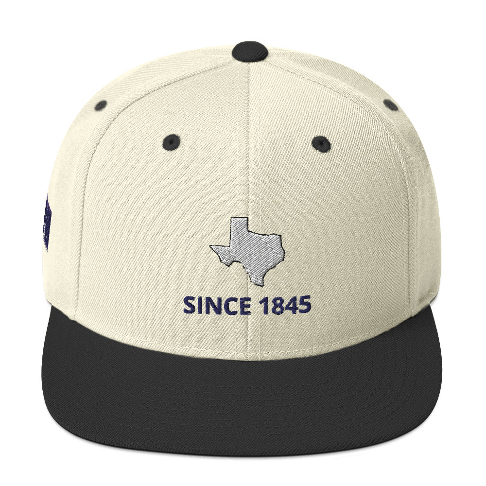 Texas Since 1845 Snapback Hat