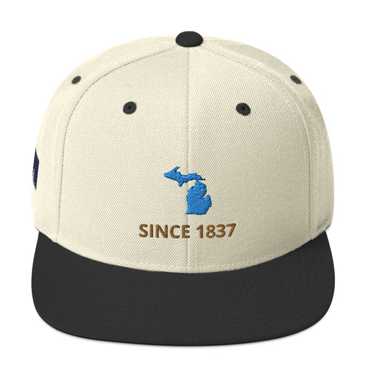 Michigan Since 1837 Snapback Hat