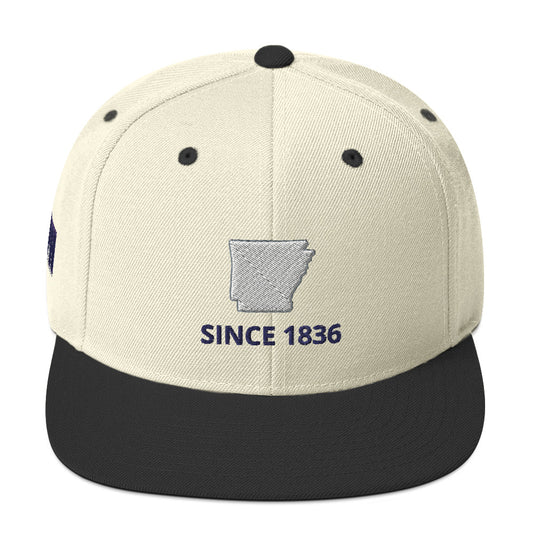 Arkansas Since 1836 Snapback Hat