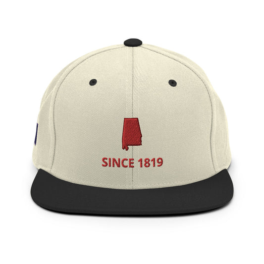 Alabama Since 1819 Snapback Hat