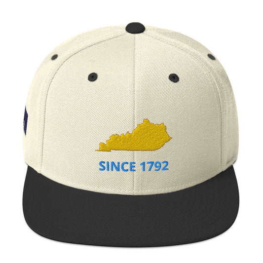 Kentucky Since 1792 Flat Bill Snapback Hat