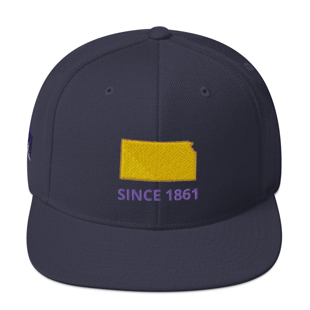 Kansas Since 1861 Snapback Hat