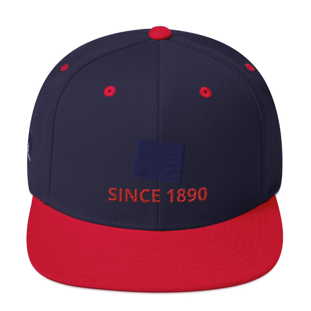 Wyoming Since 1890 Snapback Hat