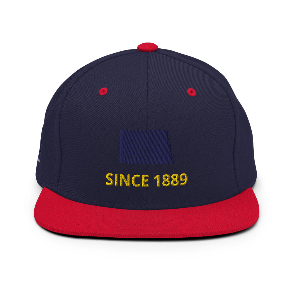 North Dakota Since 1889 Snapback Hat