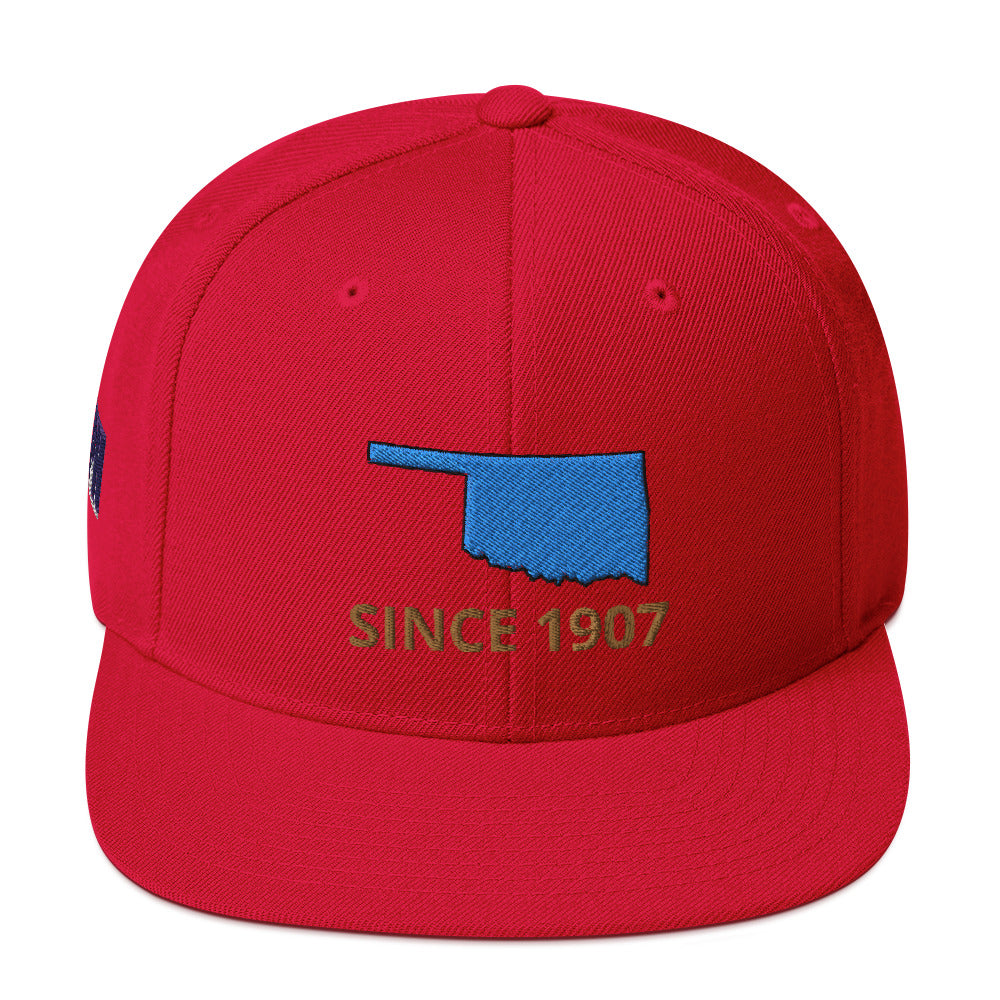 Oklahoma Since 1907 Snapback Hat