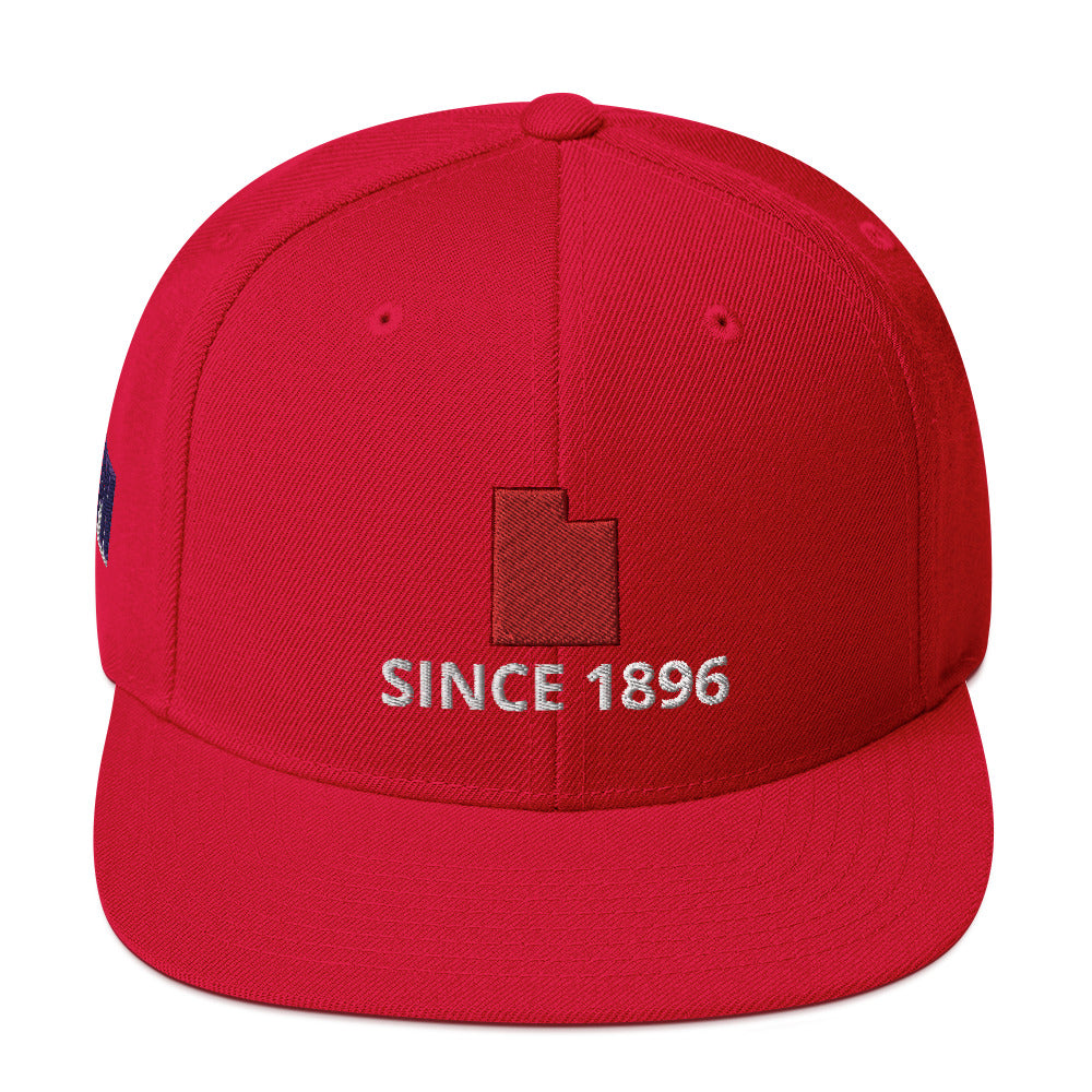 Utah Since 1896 Snapback Hat