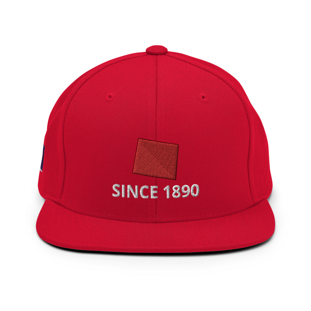 Wyoming Since 1890 Snapback Hat