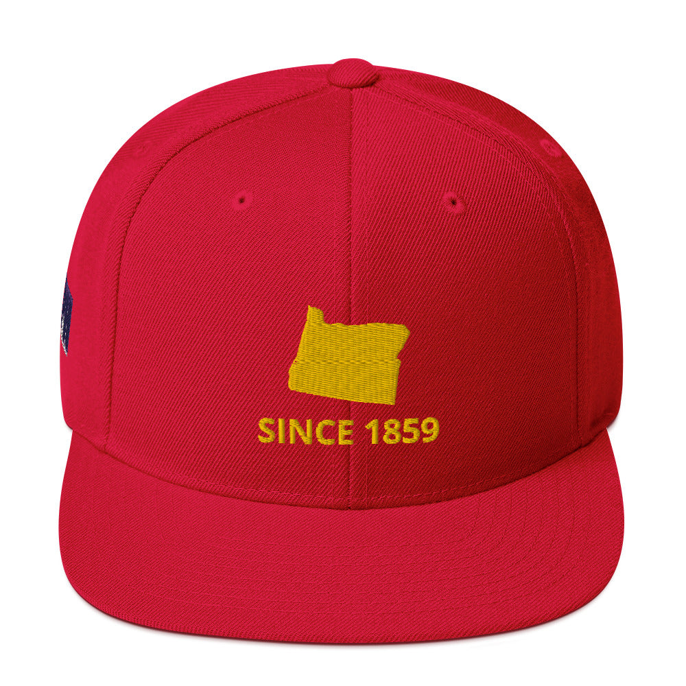 Oregon Since 1859 Snapback Hat