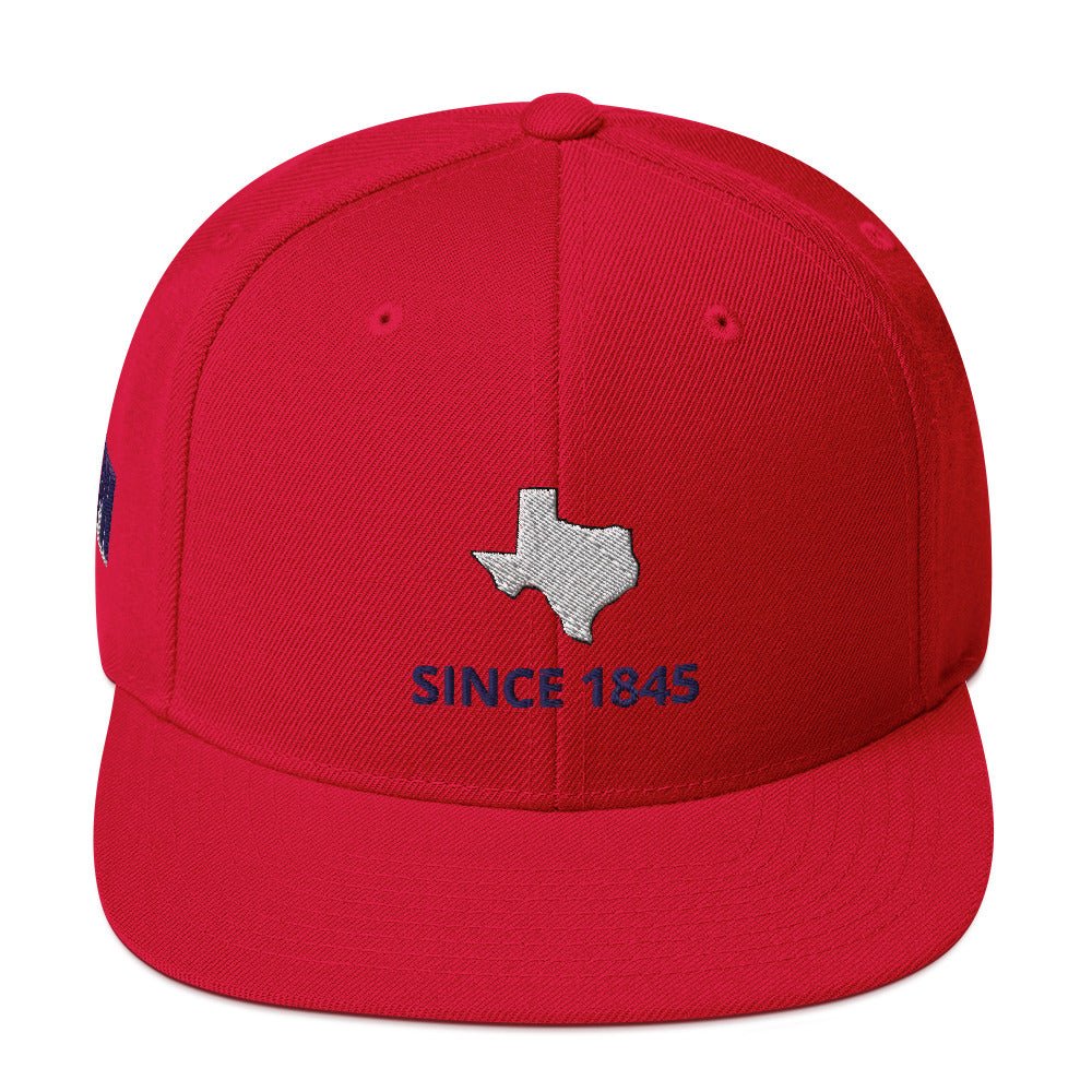 Texas Since 1845 Snapback Hat