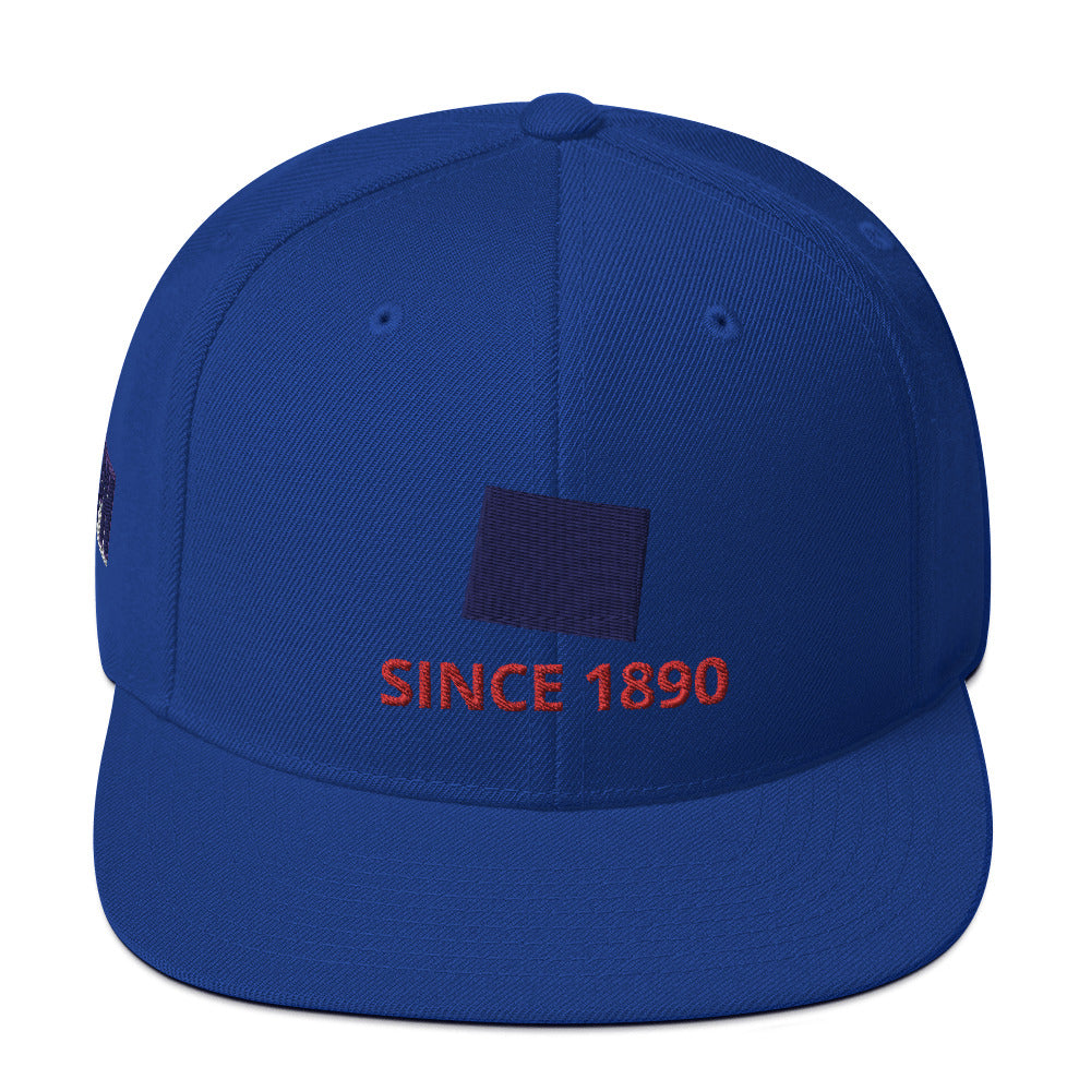 Wyoming Since 1890 Snapback Hat