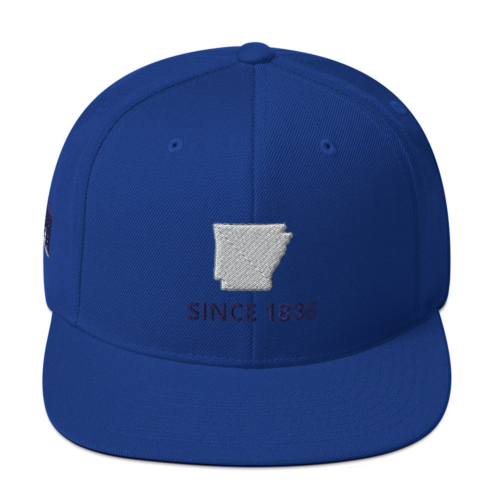 Arkansas Since 1836 Snapback Hat