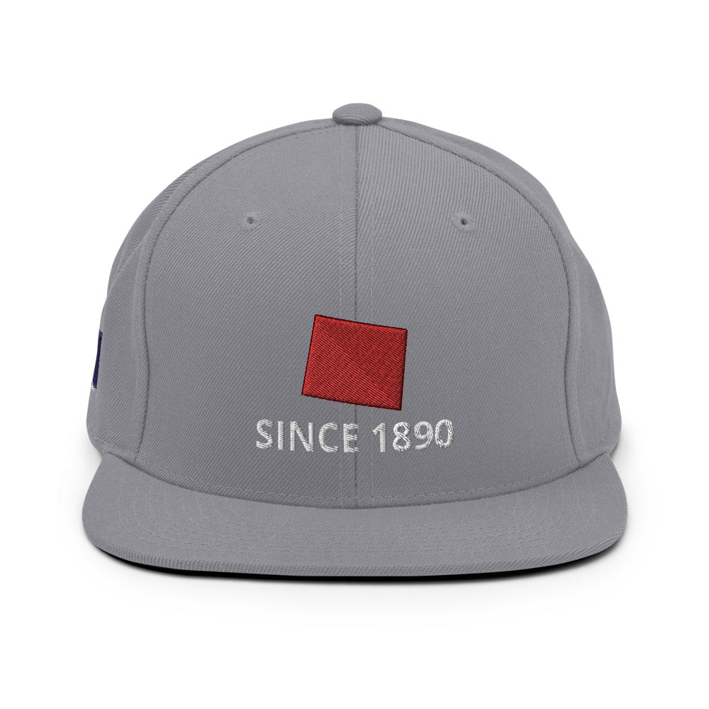 Wyoming Since 1890 Snapback Hat