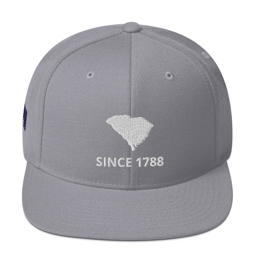 South Carolina Since 1788 Flat Bill Snapback Hat