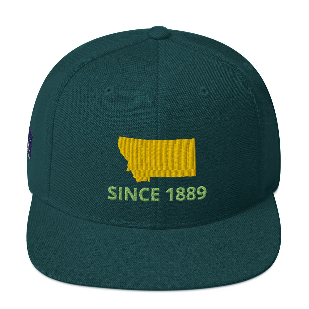 Montana Since 1889 Snapback Hat