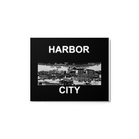 Harbor City Metal Print