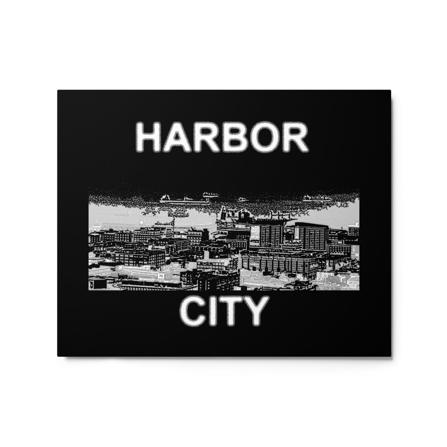 Harbor City Metal Print