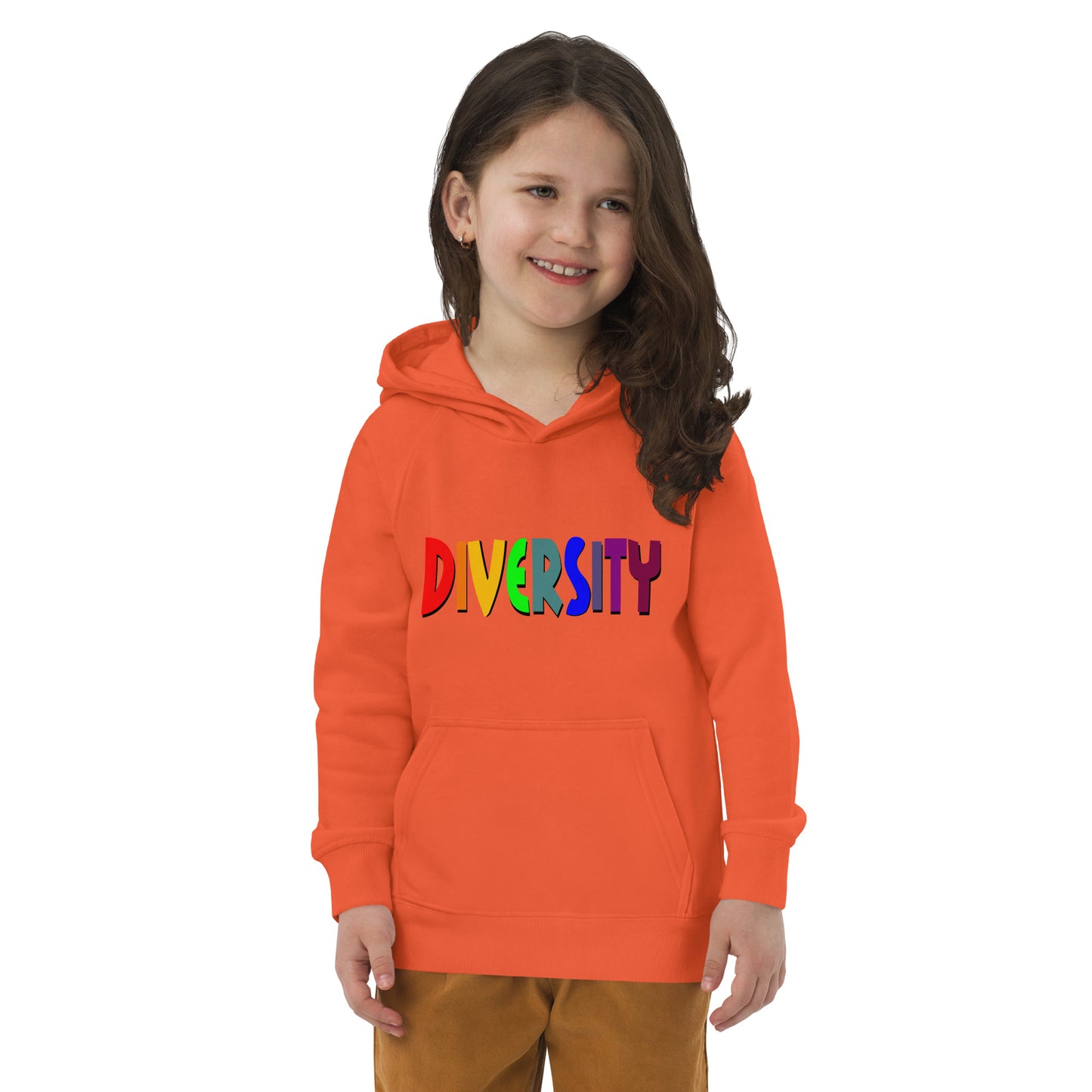 Diversity (Rainbow) Kids Eco Hoodie