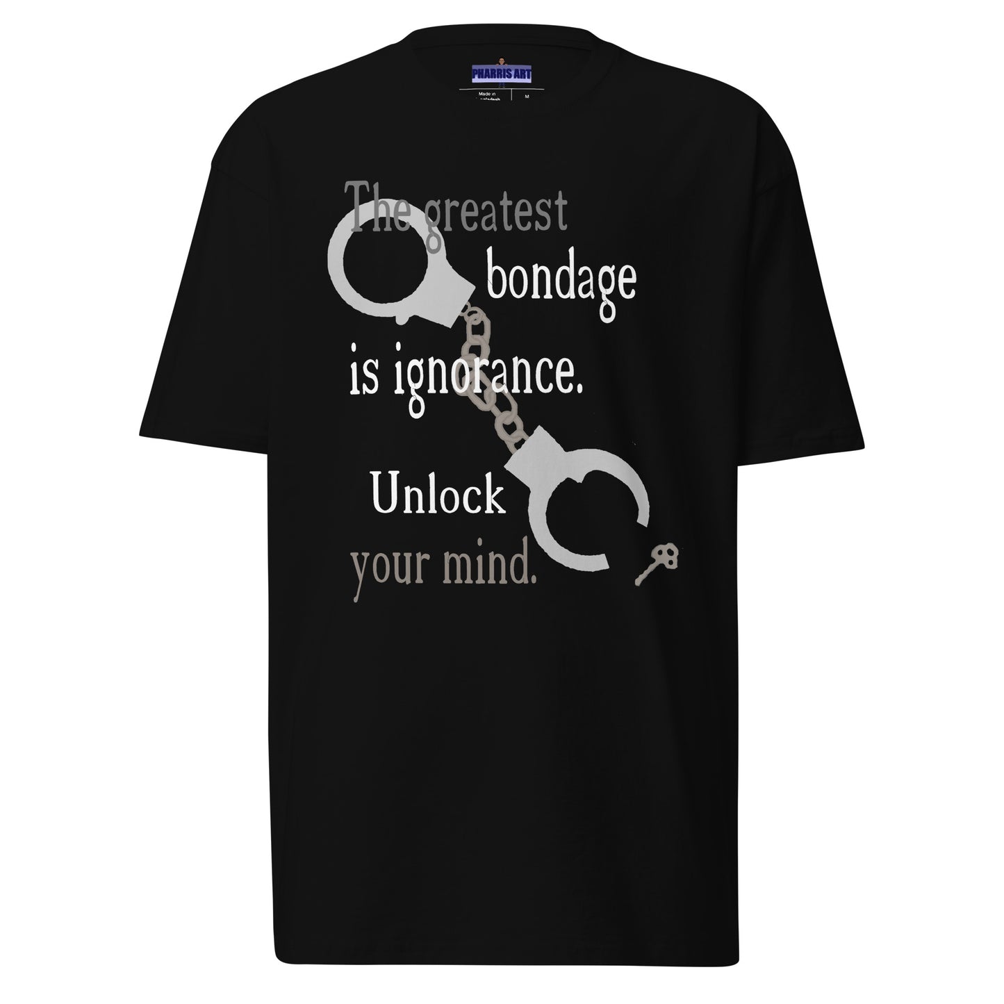 Unlock Your Mind Men’s Heavyweight T-Shirt (Darker Colors)