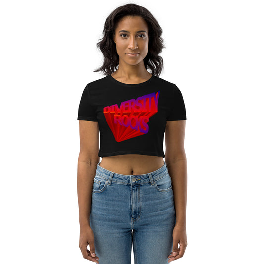 Diversity Rocks Organic Crop Top