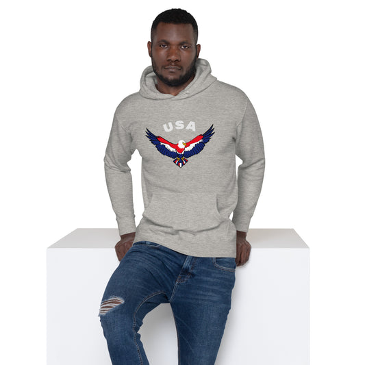 USA Eagle in Flight Unisex Hoodie